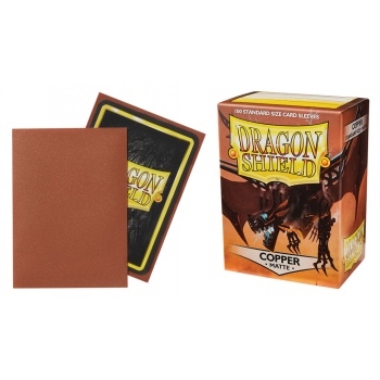 Dragon Shield - Matte Copper Sleeves - Standard Sleeves (100 stk) - Plastiklommer